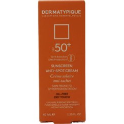 تصویر کرم ضد آفتاب روشن کننده و ضد لک درماتیپیک  SPF50 Dermatypique Sunscreen Oil Free Anti Spot SPF50 Cream 40ml