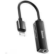 تصویر مبدل لایتنینگ به جک 3.5 میلی‌متری بیسوس Baseus Audio Converter L52 