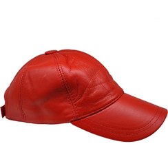 تصویر کلاه نقاب دار چرم طبیعی 