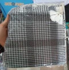 تصویر چفیه سنتی طرح چهار خونه جنس پارچه ای کد B8651 