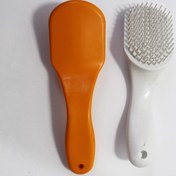 تصویر برس یال و دم اسب - سفید rubber horse brush