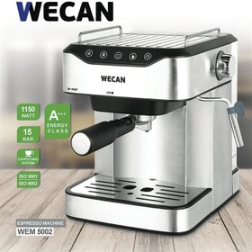 تصویر اسپرسو ساز ویکن مدل WEN 5002 wecan WEM 5002 espresso maker