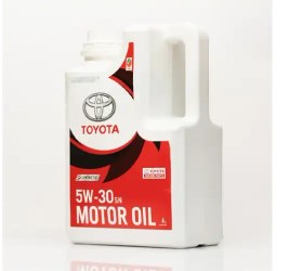 تصویر روغن موتور تویوتا و لکسوس 5W-30 اصلی جنیون پارتس حجم 4 لیتری – Toyota & Lexus Genuine Parts 5W-30 Motor Oil 