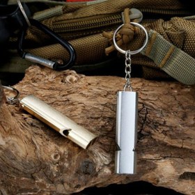 تصویر سوت نجات مدل Double1 - مشکی 