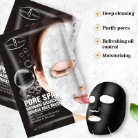 تصویر ماسک صورت نقابی حبابی زغال فعال آیچون بیوتی ا Aichun Beauty Bamboo Charcoal Bubble Facial Mask Aichun Beauty Bamboo Charcoal Bubble Facial Mask