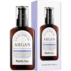 تصویر روغن مو آرگان فارم استی HARE OIL WHITE MUSK