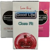 تصویر کاندوم گودلایف کلوز فیت سری لاوباکس(Goodlife Close Fit)-12عددی Good Life Close Fit condom