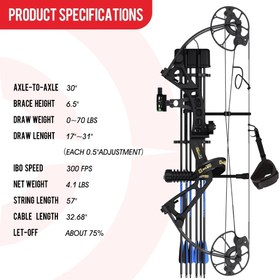 تصویر کیت کمان کامپوند X7 