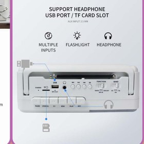 تصویر رادیو تمام موج و کاست خور Puxing مدل PX-680BT Puxing radio model PX-680BT