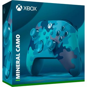 تصویر دسته بازی مایکروسافت آبی ارتشی Xbox Series ا Microsoft Xbox Series Controller Mineral Camo Microsoft Xbox Series Controller Mineral Camo