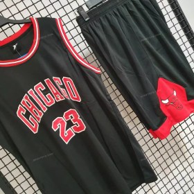 تصویر لباس بسکتبال شیکاگو بولز جردن (مشکی) 