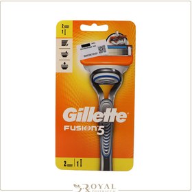 تصویر خودتراش ژیلت (Gillette) مدل Fusion5 دو یدک تیغ اصلاح