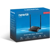 تصویر مودم روتر +ADSL2 بی سیم نتربیت مدل Neterbit NV-4230N Neterbit NV-4230N Modem router wireless ADSL2+