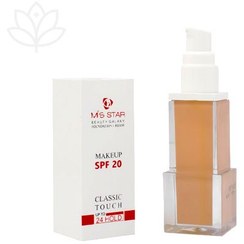 تصویر کرم پودر شیشه ای میس استار کد 201 