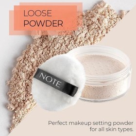 تصویر پودر فیکس (تثبیت کننده )رنگی اورجینال نوت002 003 004 - 004 Loose powder NOTE