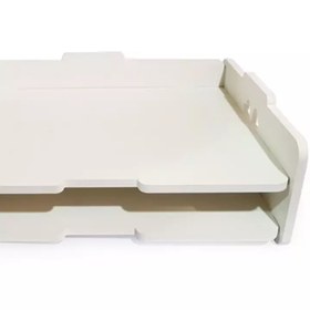 تصویر شلف کازیه دو طبقه 