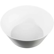 تصویر پیاله چینی زرین فرم اس سفید (سایز 18) Zarin Iran S-form White 1 Piece Porcelain Bowl 18