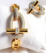 تصویر ست دستبند النگویی و انگشتر هرمس 