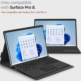 تصویر کیف اسپیگن Stand Folio تبلت مایکروسافت Surface Pro 8 / 9 