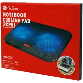 تصویر پایه خنک کننده لپ تاپ پرووان مدل PCP51 PROONE PCP51 NOTEBOOK COOLPAD