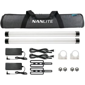 تصویر کیت باتومی نانلایت دو تایی Nanlite PavoTube II 15X RGBWW 2-Light Kit 