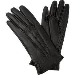 تصویر دستکش زنانه چرم کروکو مدل بهارک 