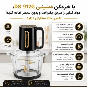 تصویر خردکن 3 لیتر دسینی مدل DS-912G 