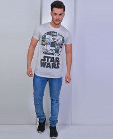 تصویر تی شرت مردانه طرح star wars مدل 1800 