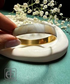 تصویر النگو برنجی صدف سایز 2 کد 210 