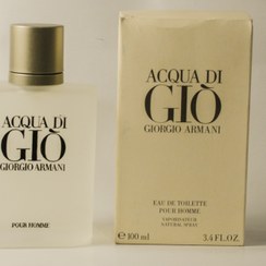 تصویر تستر اماراتی جورجیو آرمانی اکوا دی جیو سفید Acqua di Gio حجم 100 میل اماراتی Giorgio Armani Acqua di Gio Eau De Toilette Tester For Men 100ml