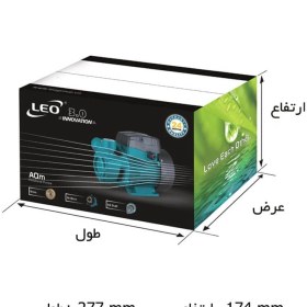 تصویر پمپ آب خانگی لئو مدل AQm37 ظرفیت نیم اسب 