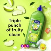 تصویر شامپو بچه سه‌کاره Suave Kids مدل Silly Apple | شامپو، نرم‌کننده و شوینده بدن کودک 