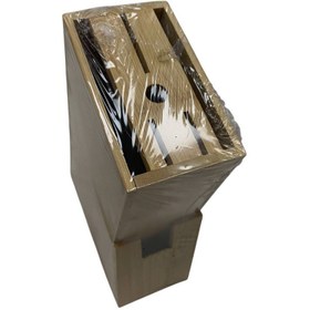 تصویر استند چاقو چوبی 