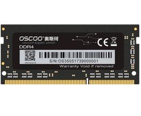 تصویر رم لپ تاپ DDR4 اسکو 3200MHz مدل OSCOO OSC-D4 N200 ظرفیت 16 گیگابایت OSCOO OSC-D4 N200 16GB 3200MHz DDR4 Laptop Ram