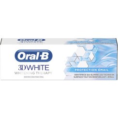 تصویر خمیردندان سفید کننده اورال بی حاوی فلوراید مدل 3D WHITE حجم75میل Oral-B 