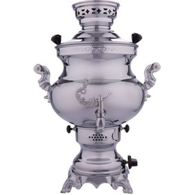 تصویر سماور گازی مظفریان طرح پارسیان 6 لیتر 