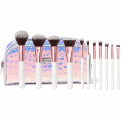 تصویر ست براش آرایشی بی اچ کازمتیکس مدل کریستال کوارتز مجموعه 12 عددی 