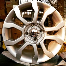 تصویر رینگ چرخ سایز ۱۵ فابریک نقره‌ای سورن پلاس(نیریز) ا Wheel size 15 Soren+ Wheel size 15 Soren+