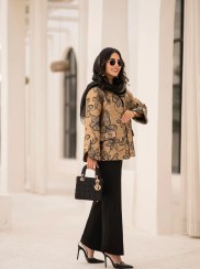 تصویر مانتو parvane بژ 