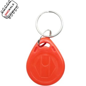 تصویر تگ RFID 125KHZ قرمز مدل جاکلیدی 
