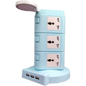 تصویر مولتی شارژر و چند راهی برقی ریلایف RELIFE RL-314A Smart Socket 