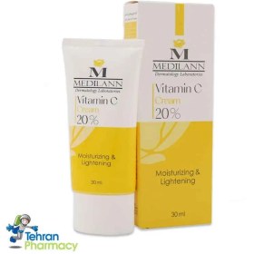 تصویر کرم روشن کننده ویتامین C مدیلن - MEDILANN Vitamin C Cream 