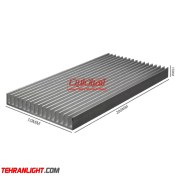 تصویر هیت سینک آلومینیومی 100*200*15 میلیمتر 