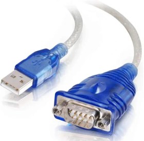 تصویر کابل تبدیل USB2 به RS232 پی نت طول 1 متر 