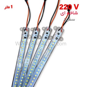 تصویر ال ای دی شاخه ای سفید 220 ولت 1متری 