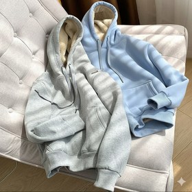 تصویر هودی ساده تو خز 