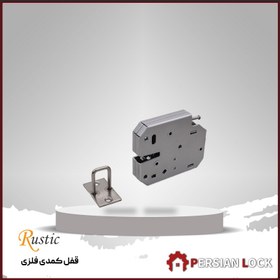 تصویر قفل کمدی فلزی REL-DP311 روستیک - Rustic 