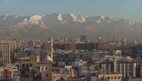 تصویر فوتیج تصویری از منظره خیابان های تهران، پایتخت ایران 