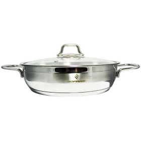 تصویر تابه دودسته استیل سوفرام ترکیه مدل سافت سایز ۲۶ Sofram Turkey Steel Pan Soft Model Size 26