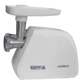 تصویر چرخ گوشت نانیوا مدل MK-G49 با بدنه پلاستیک و ۲ عدد شبکه 